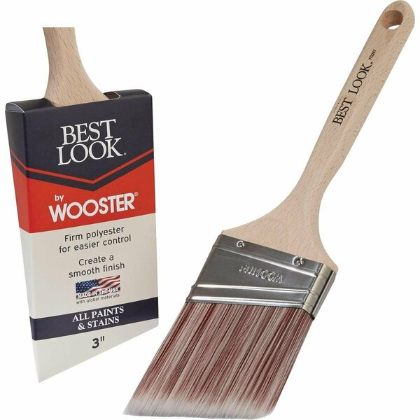 Best Look By Wooster 3 In. Angle Sash Paint Brush D4022-3